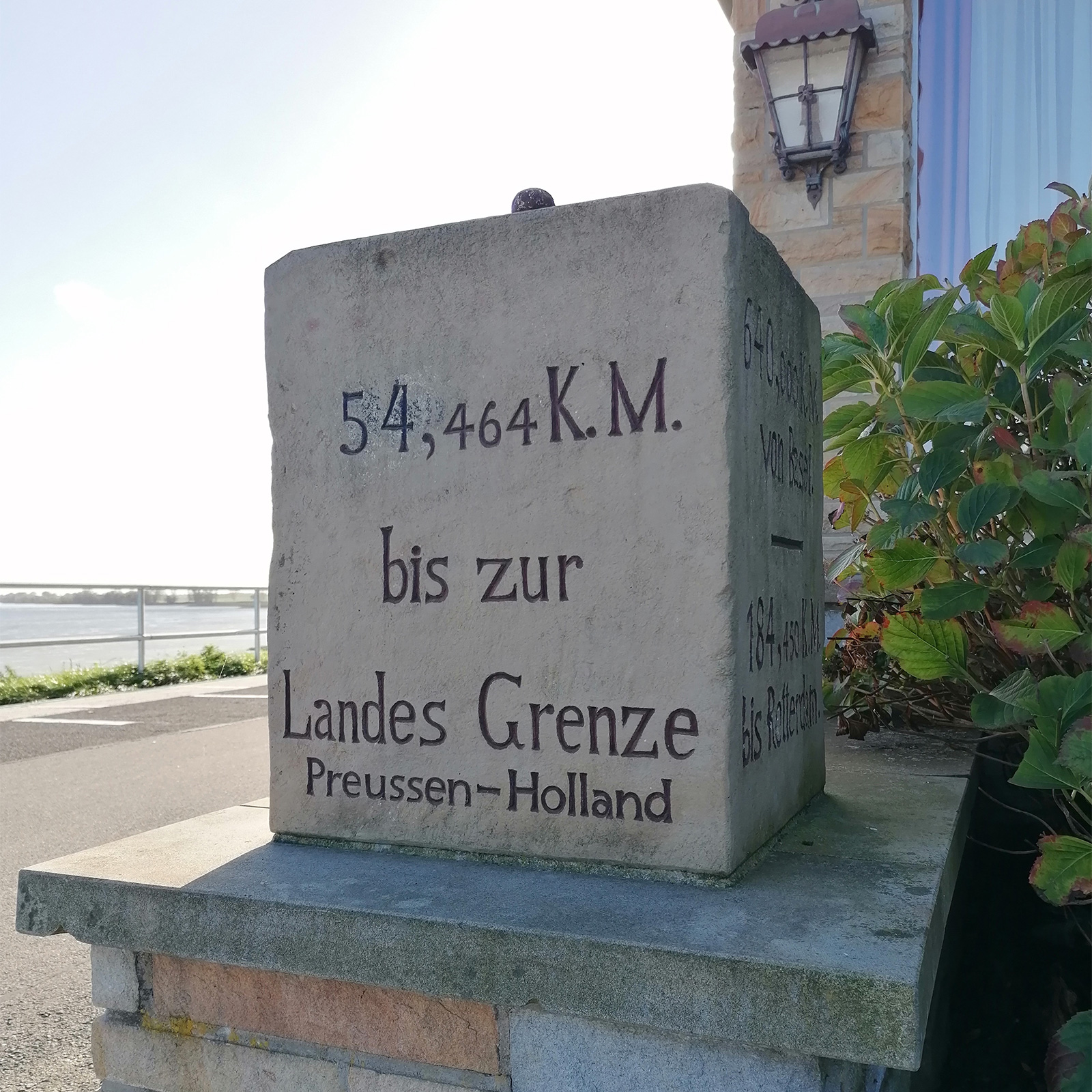 Grenzstein am Niederrhein